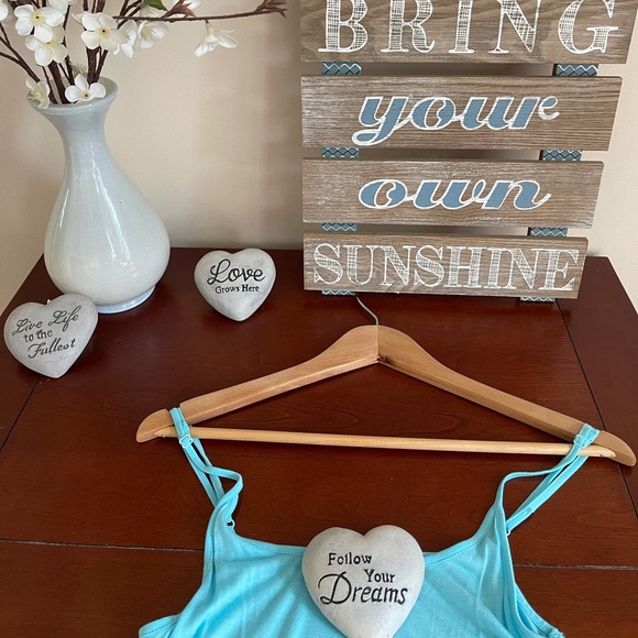 Free people lace dress small baby blue with slip - Picture 5 of 8